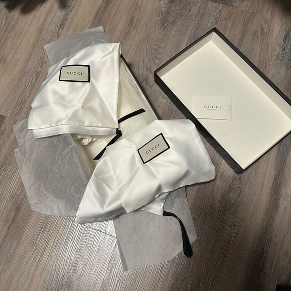 Gucci Black Leather Jordaan Embroidered Bee Horsebit Slip On Loafers Size 37 - Picture 12 of 14